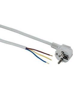 1,5 METER AANSLUITSNR+RA 3X1,5Q WIT