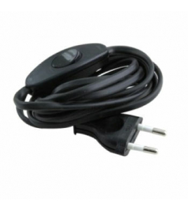 2 METER EURO-AANSLUITSNR+SCHAK.ZWT