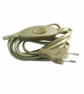 2 METER EURO-AANSLUITSNR+SCHAK.GOUD