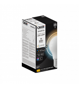 CALEX SMART STANDAARD A60 SOFTLINE STRAIGHT FILAMENT 220-240V 7W 806LM 2200-4000K E27 DIMBAAR MET APP