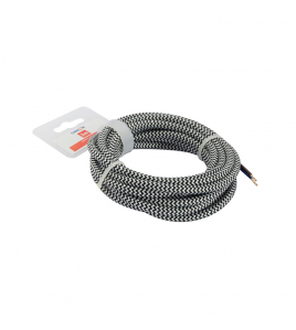 3 MTR.TEXTIELSNOER 2X0,75 ZW/WT