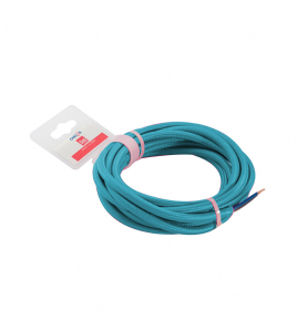 3 MTR.TEXTIELSNOER 2X0,75 BLAUW