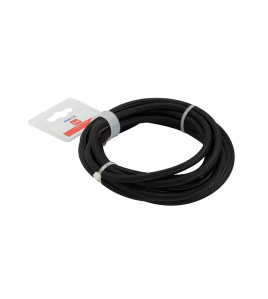 3 MTR.TEXTIELSNOER 2X0,75 ZWART