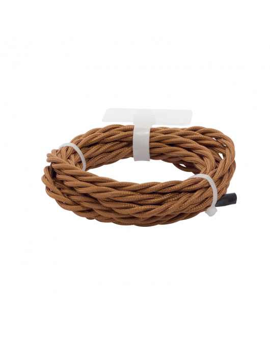 3 MTR.TEXTIELSNOER 2X0,75 BRUIN