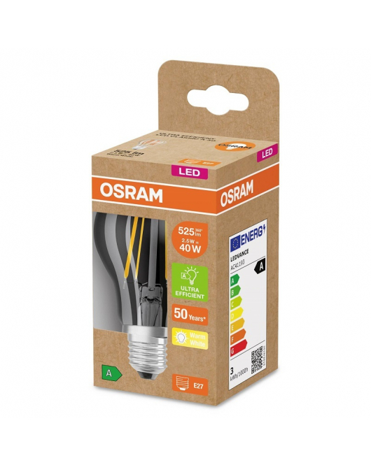 OSRAM ULTRA LED CLA40H 2,5W 830 E27