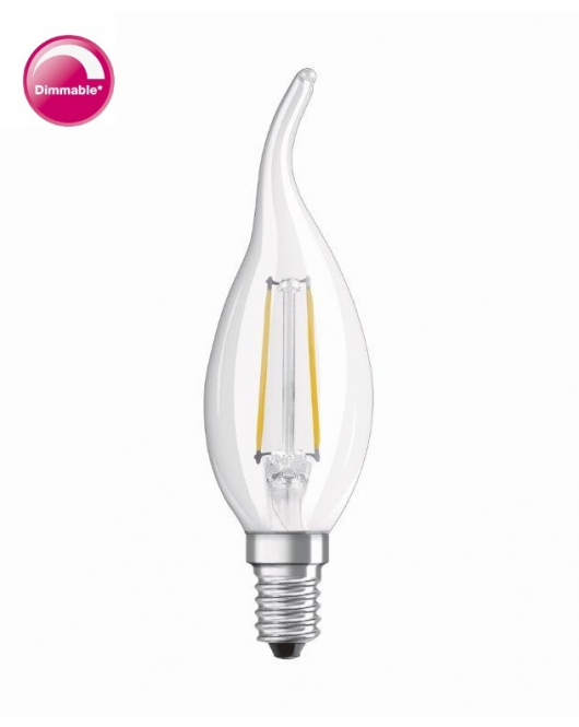 OSRAM F-LED CLBA40H DIM 4,0W827 E14