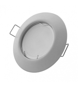 INBOUWSPOT ROND 51MM VAST WIT