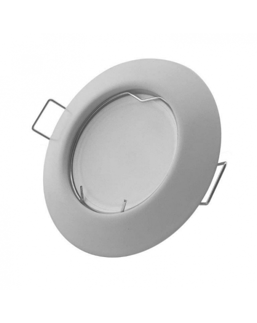 INBOUWSPOT ROND 51MM VAST WIT