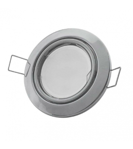 INBOUWSPOT ROND 51MM KANTEL CHROOM