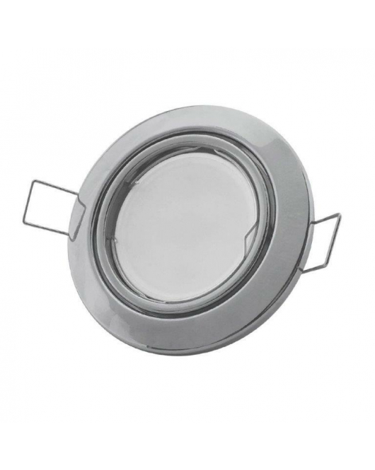 INBOUWSPOT ROND 51MM KANTEL CHROOM