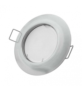INBOUWSPOT ROND 51MM VAST CHROOM