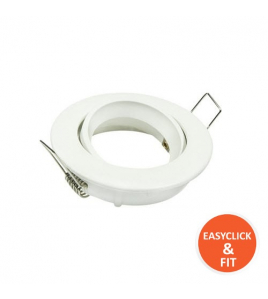 ECF SPOT ROND 51MM KANTELBAAR WIT