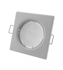 INBOUWSPOT VKANT 51MM VAST WIT