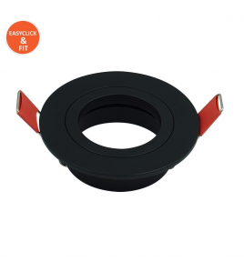 ECF SPOT ROND 51MM KANTELBAAR ZWART