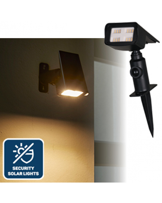 INTELLIGENT SOLAR ROSARIO 30/600LM MOTION SENSOR SPOTLIGHT