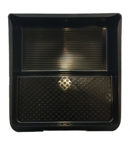 VERFBAK KUNSTSTOF ZWART 32 X 36CM TBV 25 CM ROL (NOPJES)