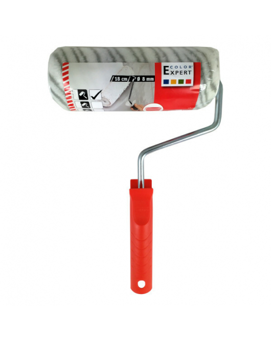 VERFROLLER COMPLEET 18CM Ø 48MM GRIJZE STR