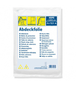 AFDEKFOLIE HDPE 0,005MM 4 X 12,5M