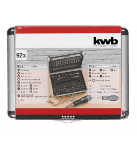 BITSET 92-DELIG ALUM.KOFFER