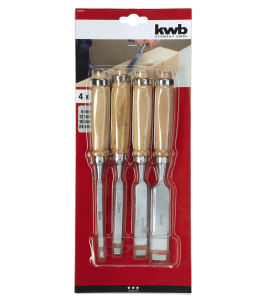 STEEKBEITELSET HECHT 4-DELIG