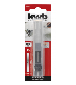 10 SCHRAAPMESJES 100 MM