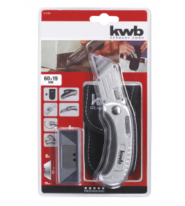 ZAKMES INKLAPBAAR MET FOUDRAAL