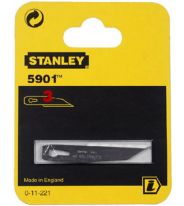 STANLEY HOBBY RESERVEMES 11-221 60MM 3 ST