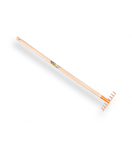 KINDERHARKJE ORANJE MET GETAILLEERDE STEEL