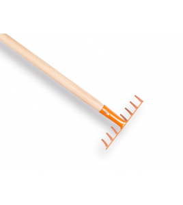 KINDERHARKJE ORANJE MET GETAILLEERDE STEEL