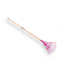 KINDERBLADHARK PURPER MET GETAILLEERDE STEEL.