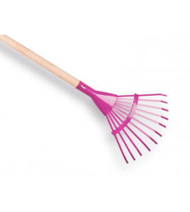 KINDERBLADHARK PURPER MET GETAILLEERDE STEEL.