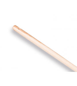 KINDERBEZEM ROOD MET GETAILLEERDE STEEL