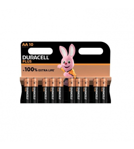 10ST.DURACELL PLUS 100% MN1500/AA