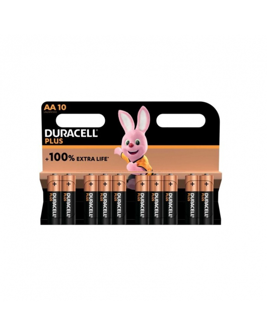 10ST.DURACELL PLUS 100% MN1500/AA