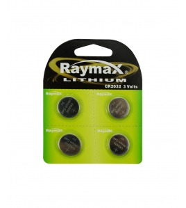 KNOOPCEL BATTERIJ 3V. CR2032 (4 STUKS)