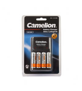 CAMELION BATTERIJLADER + 4XAA NI-MH