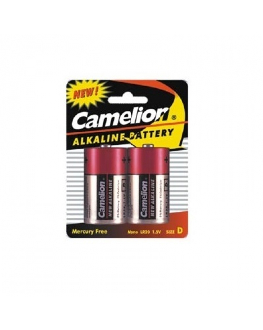 2ST.BATT.CAMELION ALKAL.R20/D-SIZE