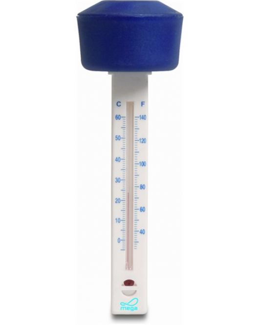 FLOTIDE DRIJVENDE THERMOMETER BLAUW/WIT RECHT