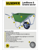 STAL KRUIWAGEN GROEN PRO 160 L