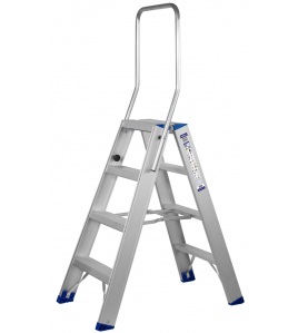 DUBBELTRAP INDUSTRIEEL 3 TREDEN GEANODISEERD (INCL. BEUGEL)