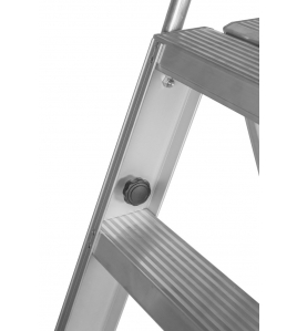 DUBBELTRAP INDUSTRIEEL 12 TREDEN GEANODISEERD (INCL. BEUGEL)