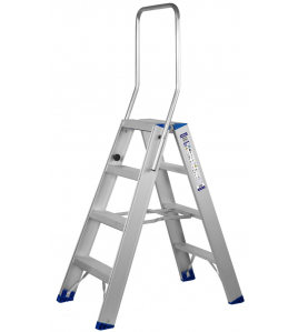 DUBBELTRAP INDUSTRIEEL 10 TREDEN GEANODISEERD (INCL. BEUGEL)