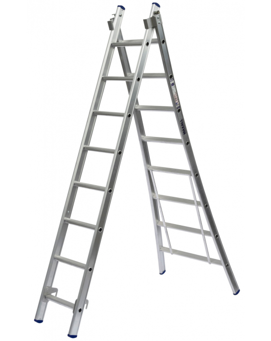 REFORM LADDER 2X14 UITGEBOGEN + TOPROLLEN