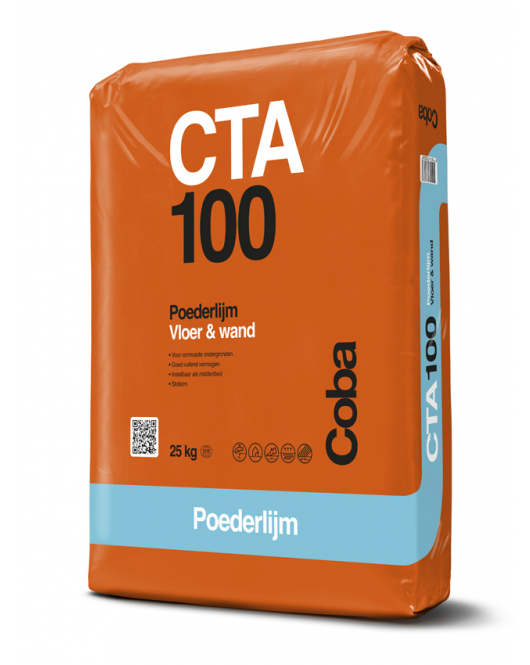 COBA TEGELLIJMPOEDER CTA100 (VLOERVERWARMING) 25KG