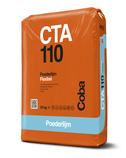 COBA TEGELLIJMPOEDER CTA110 (TEGEL OVER TEGEL) 25KG