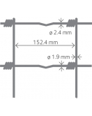 SCHAPENGAAS LICHT PRAIRIE CRAPAL2 60X6X15 50 M