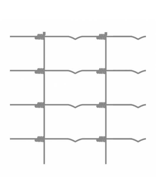 SCHAPENGAAS ZWAAR OVIS CRAPO 100 CM 9 DRAADS 3.7/3.0