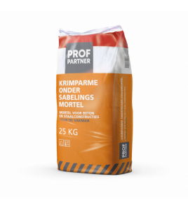 KRIMPARME ONDERSABELINGSMORTEL 25KG KRIMPARME ONDERSABELINGSMORTEL 25KG
