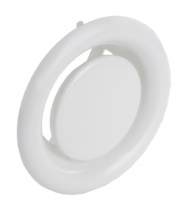 SX AFZUIGVENTIEL 125MM WIT RAL 9010