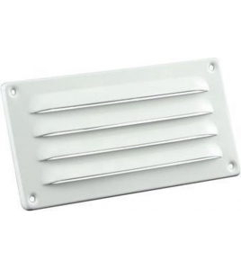 ALU SCHOEPENROOSTER 180X90MM WIT